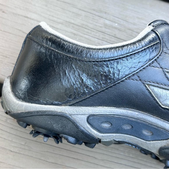 FootJoy Summer Series Black Grey Leather Golf Shoes 98846 | Ladies Size 8.5 - Picture 8 of 13